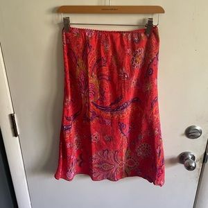 Vintage Silk slip skirt sz M